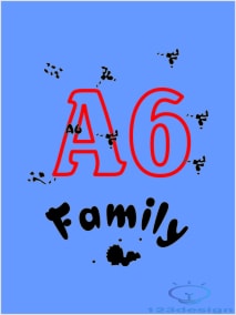 File thiết kế áo lớp - A6 Family áo lớp gia đình - 123Design.org