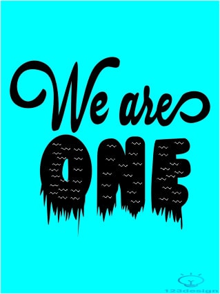 File Thiết Kế Áo Nhóm - We Are One - 123Design.Org