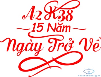 File thiết kế Logo 15 năm ngày trở về - 123Design.org