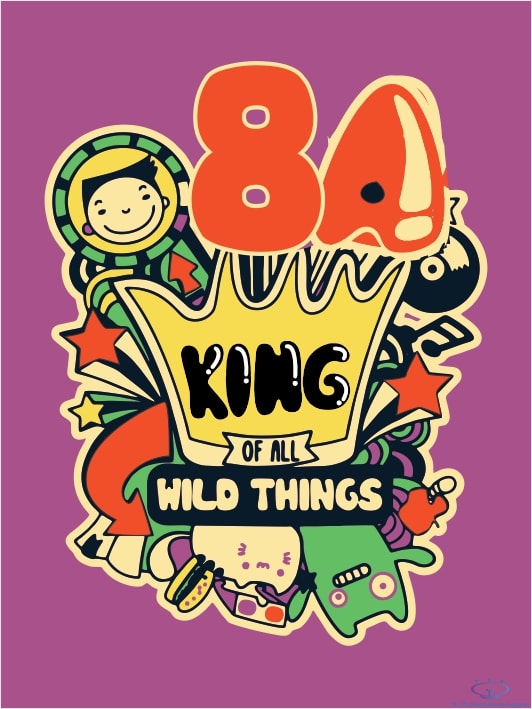 File Thiết Kế Vector - 8A King Off All Wild Things - Vua Của Vạn Vật -  123Design.Org