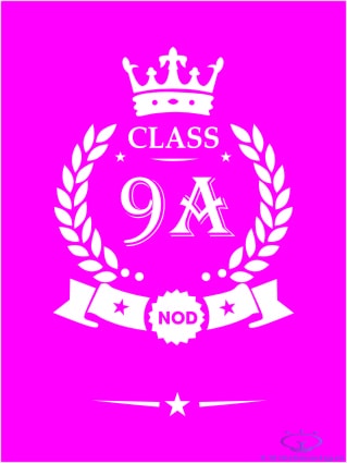 File Thiết Kế Áo Lớp - Class 9A Nod - 123Design.Org
