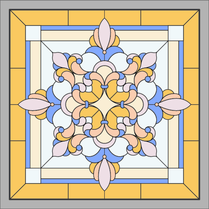 Chi tiết hơn 53 về trang trí hình vuông hoa lá mới nhất  cdgdbentreeduvn