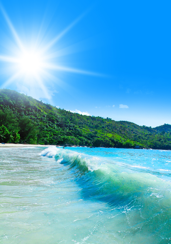 Hãy thư giãn mỗi khi nhìn vào ảnh bãi biển gợn sóng tuyệt đẹp này. Bạn sẽ cảm nhận được mùi hương mặn mà của biển, tiếng sóng vỗ về bờ và gió thổi mát mẻ đang cảm vực xung quanh bạn.