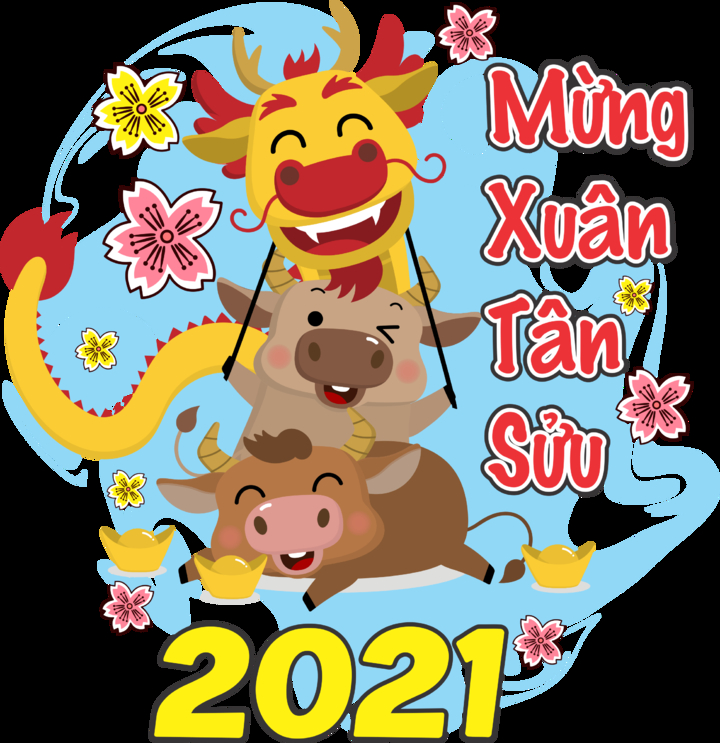 Hình ảnh chúc mừng năm mới 2021 Tân Sửu hình nền tết